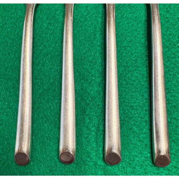 MIKASA Satin Wave Stainless Flatware Set of 4 Salad Forks - Picture 4 of 4